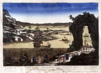 Lo sbarco dei francesi per l