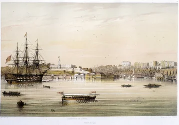 Il porto o Ammiragliato di Istanbul nel XIX secolo