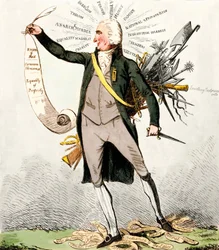 Thomas Paine (1737-1809), scrittore e politico britannico con “Diritti dell