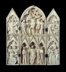 Trittico di Saint-Sulpice du Tarn: Trasporto della Croce, Crocifissione, Deposizione dalla Croce, Adorazione dei Magi, Vergine Gloriosa, Presentazione al Tempio