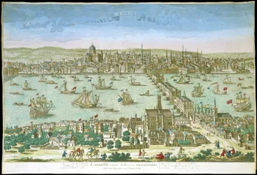 Veduta di Londra all