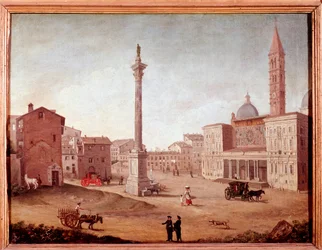 Vista della Basilica di Santa Maria Maggiore a Roma