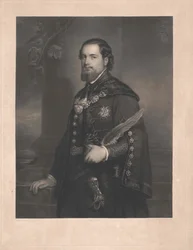 di un signore sollevato circa 1850. (uomini)