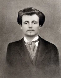Alfred Jarry, 1900 circa (foto b/n)