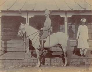 Colonnello A M Paterson, comandante del 1° Reggimento Bedfordshire