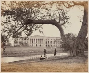 Government House, Barrackpore, dal sud