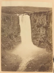 Cascate di Howick, fiume Umgeni, Provincia di Natal, Sudafrica, circa 1882