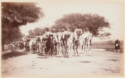 Contingente di Cavalleria Nativa di Nabha al Campo di Esercizio di Delhi