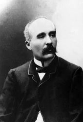 Ritratto di Georges Benjamin Clemenceau (1841-1929), giornalista e politico.