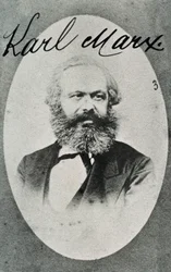Ritratto del filosofo ed economista tedesco Karl Marx (1818-1883)