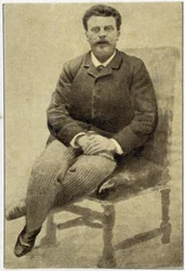 Ritratto di Guy de Maupassant (1850 - 1893) nel 1890