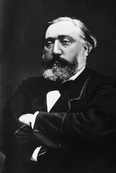 Ritratto di Leon Gambetta (1838-1882), avvocato e politico francese.