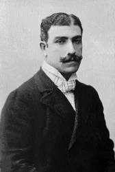 Ritratto di Lucien Germain Guitry (1860-1925), attore francese.