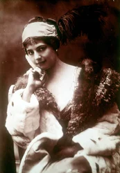 Ritratto di Mata Hari (1876-1917), danzatrice e avventuriera olandese