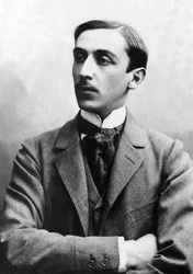 Ritratto di Maurice Barrès (1862-1923), saggista, romanziere e politico francese.