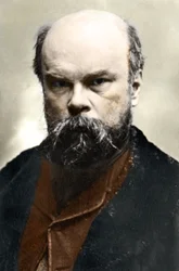 Ritratto di Paul Verlaine (1844-1896), poeta francese.