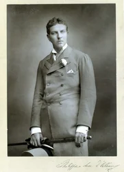 Ritratto di Philippe, Duca di Orleans (1869 - 1926), giovane uomo
