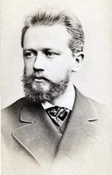 Ritratto di Piotr o Petr Ilyich Tchaikovsky (o Tchaikowsky)