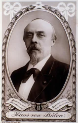 Ritratto del direttore e pianista tedesco Hans von Bülow