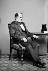 Ritratto del meteorologo e oceanografo americano Matthew Fontaine Maury (1806-1873) Anni 1860