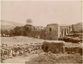 Rovine della Chiesa dei Quaranta Martiri, Sebaste (Sivas), Turchia, ca 1890