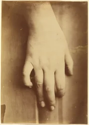 Studio di una mano, 1865 (foto)