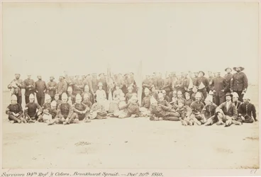 Sopravvissuti del 94° Reggimento e Colori, Bronkhurst Spruit. - 20 dicembre 1880, Pretoria, Guerra del Transvaal (1880-1881), 5 aprile 1881