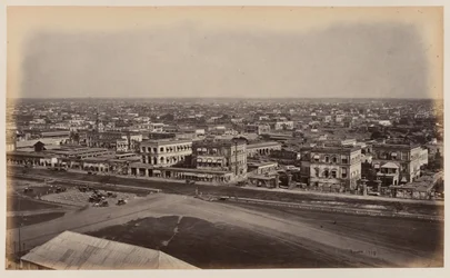 Vista dal Monumento Ochterlony, Calcutta