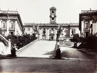 Veduta del Campidoglio con il Palazzo Senatorio, Roma