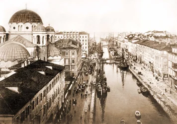 Veduta della città di Trieste alla fine del XIX secolo