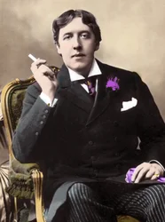 Ritratto di Oscar Wilde - Fotografia del XIX secolo