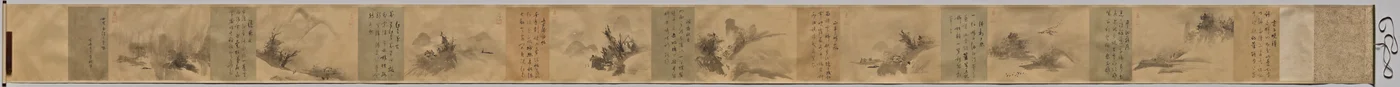 Poesie e Immagini delle Otto Vedute dei Fiumi Xiao e Xiang