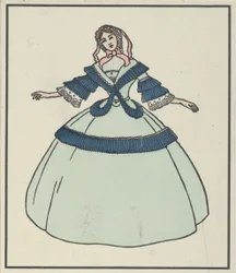 Moda Biedermeier, 1908