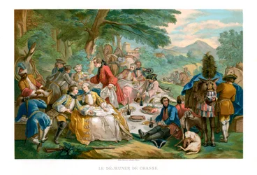 Colazione di caccia, 1737