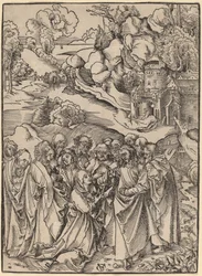 Cristo e gli apostoli e le sante donne