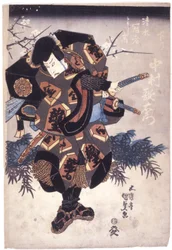 Nakamura Utaemon nel ruolo di Shimizu Kanja Yoshitaka