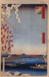 Fiume Asakusa, Fiume Miyato, Grande Riva Cento Vedute di Edo, 1856-1858