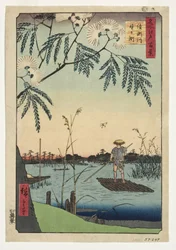 Fiume Ayase e Kanegafuchi, 1857