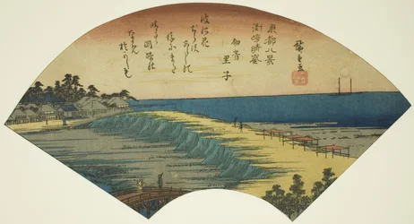 Tempo sereno a Susaki (Susaki seiran), dalla serie "Otto vedute della capitale orientale (Toto hakkei)"