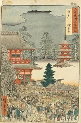 Edo, fiera di Asakusa