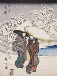 Fujisawa dalla serie 53 Stazioni del Tokaido, 1852