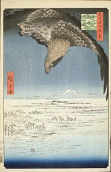 Fukagawa Susaki e Jumantsubo, n.107 da Cento famosi vedute di Edo, 1857