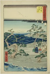 Hamamatsu: I Famosi Pini Mormoranti, no. 30 dalla serie "Luoghi Famosi delle Cinquantatré Stazioni"