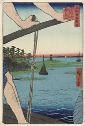 Il traghetto di Haneda e il santuario di Benten