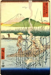 Hiroshige, The Sagami river
