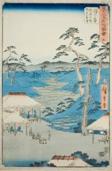 Hodogaya: Vista lontana delle montagne di Kamakura dalla casa di riposo vicino all