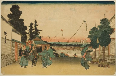 Kasumigaseki, dalla serie "Luoghi famosi di Edo (Koto meisho)"
