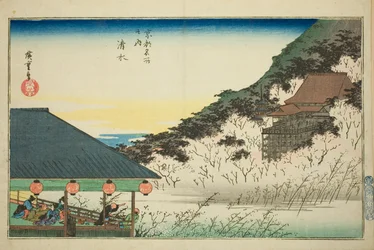Tempio Kiyomizu, dalla serie "Luoghi famosi di Kyoto (Kyoto meisho no uchi)"