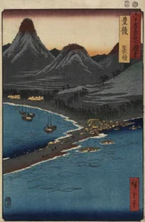 Spiaggia di Minosaki, Provincia di Bungo, aprile 1856