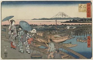 Ponte Nihonbashi e Ponte Edo, novembre 1853